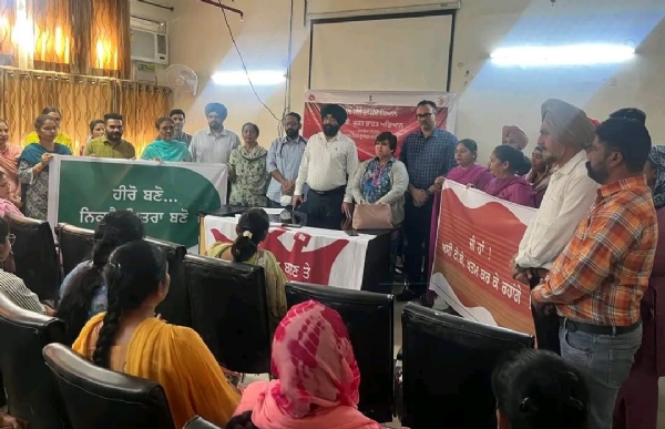 ਵਿਸ਼ਵ ਟੀ.ਬੀ ਵਿਰੋਧੀ ਦਿਵਸ ਮੌਕੇ ਕਰਵਾਈ ਜਾਗਰੂਕਤਾ ਵਰਕਸ਼ਾਪ ਦਾ ਦ੍ਰਿਸ਼