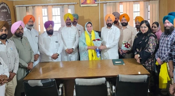 ਬਲਾਕ ਸੰਮਤੀ ਖੇੜਾ ਵਿਖੇ ਚੇਅਰਪਰਸਨ ਪਰਮਿੰਦਰ ਕੌਰ ਨੇ ਸੰਭਾਲਿਆ ਕਾਰਜਭਾਰ