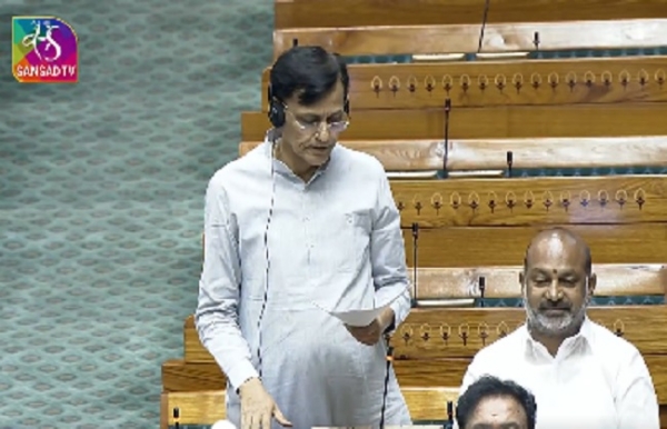 ਨਿਤਿਆਨੰਦ ਰਾਏ ਲੋਕ ਸਭਾ ਵਿੱਚ ਵਿਦੇਸ਼ੀ ਅੰਸ਼ਦਾਨ ਨਿਯਮ (ਸੋਧ) ਬਿੱਲ, 2026 ਪੇਸ਼ ਕਰਦੇ ਹੋਏ