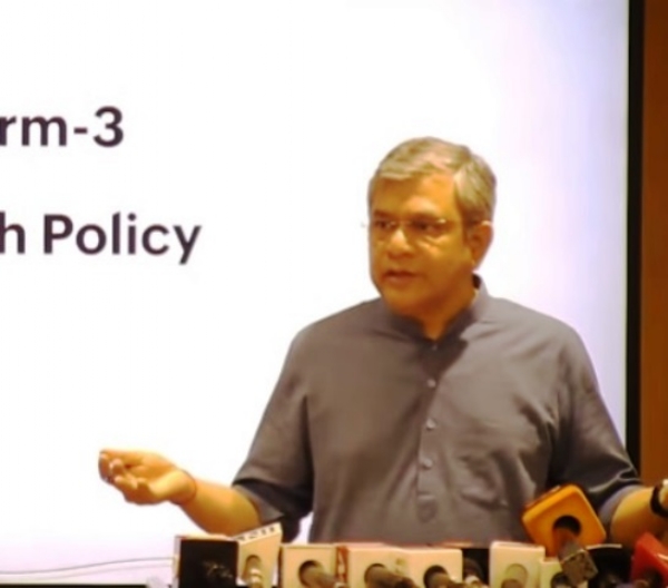 ਰੇਲ ਮੰਤਰੀ ਅਸ਼ਵਨੀ ਵੈਸ਼ਨਵ ਦੀ ਫਾਈਲ ਫੋਟੋ।