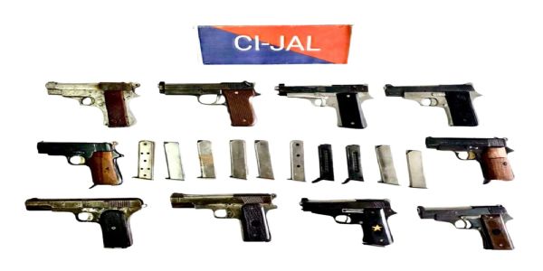 ਕਾਊਂਟਰ ਇੰਟੈਲੀਜੈਂਸ ਜਲੰਧਰ ਨੇ ਹਥਿਆਰਾਂ ਸਮੇਤ ਦੋ ਮੁਲਜ਼ਮਾਂ ਨੂੰ ਕੀਤਾ ਗ੍ਰਿਫ਼ਤਾਰ, 10 ਪਿਸਤੌਲ ਬਰਾਮਦ