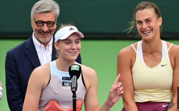 ਵਿਸ਼ਵ ਨੰਬਰ 1 ਆਰਿਆਨਾ ਸਬਾਲੇਂਕਾ ਅਤੇ ਵਿਸ਼ਵ ਨੰਬਰ 2 ਏਲੇਨਾ ਰਾਇਬਾਕੀਨਾ