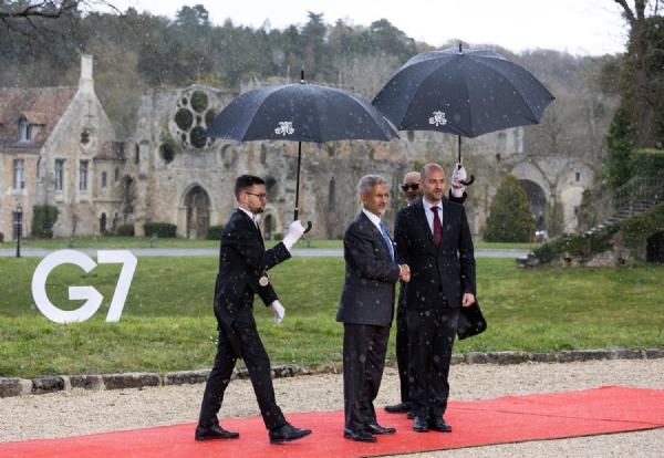 ਭਾਰਤੀ ਵਿਦੇਸ਼ ਮੰਤਰੀ ਐਸ. ਜੈਸ਼ੰਕਰ ਫਰਾਂਸ ਵਿੱਚ। ਫੋਟੋ ਜੈਸ਼ੰਕਰ ਦਾ ਐਕਸ ਹੈਂਡਲ