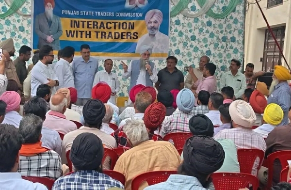 ਕੋਟਕਪੂਰਾ ਵਿਖੇ ਵਪਾਰੀਆਂ ਨਾਲ ਮੀਟਿੰਗ ਕਰਦੇ ਸਪੀਕਰ ਕੁਲਤਾਰ ਸੰਧਵਾਂ