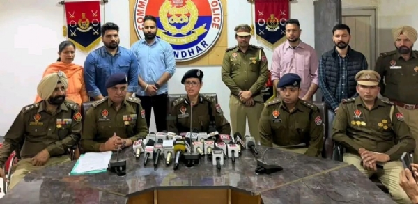 ਜਾਣਕਾਰੀ ਦਿੰਦੇ ਪੁਲਿਸ ਕਮਿਸ਼ਨਰ ਜਲੰਧਰ ਧਨਪ੍ਰੀਤ ਕੌਰ।