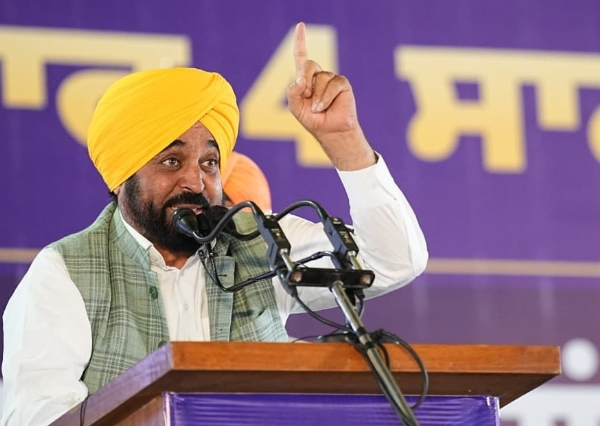 ਸੰਬੋਧਨ ਕਰਦੇ ਮੁੱਖ ਮੰਤਰੀ ਭਗਵੰਤ ਮਾਨ