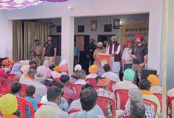 ਸੰਬੋਧਨ ਕਰਦੇ ਹੋਏ ਵਿਧਾਇਕ ਅਤੇ ਸਾਬਕਾ ਕੈਬਿਨੇਟ ਮੰਤਰੀ ਪੰਜਾਬ ਕੁਲਦੀਪ ਸਿੰਘ ਧਾਲੀਵਾਲ