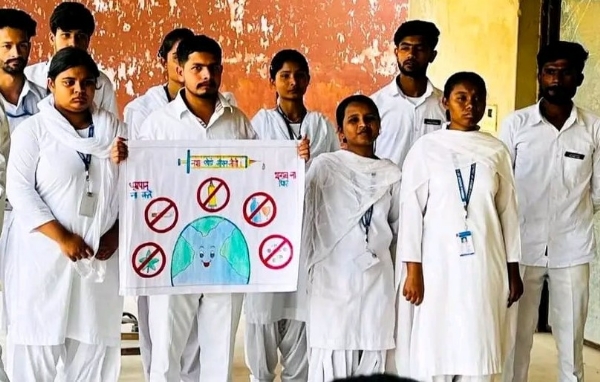 ਸਮਾਗਮ ’ਚ ਅੰਬਿਕਾ ਕਾਲਜ ਆਫ ਨਰਸਿੰਗ ਬਡਾਲਾ ਦੇ ਵਿਦਿਆਰਥੀਆਂ ਵੱਲੋਂ ਜਾਗਰੂਕਤਾ ਨਾਟਕ ਪੇਸ਼ ਕੀਤਾ ਗਿਆ।