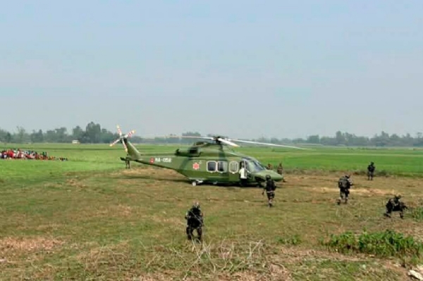 ਹਵਾਈ ਸੁਰੱਖਿਆ ਲਈ ਹੈਲੀਕਾਪਟਰ ਤਾਇਨਾਤ