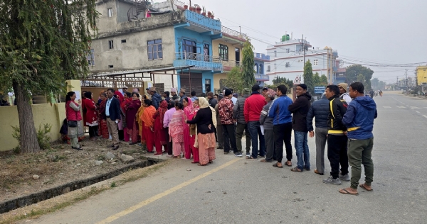 ਦੋਲਖਾ ਪੋਲਿੰਗ ਸਟੇਸ਼ਨ।