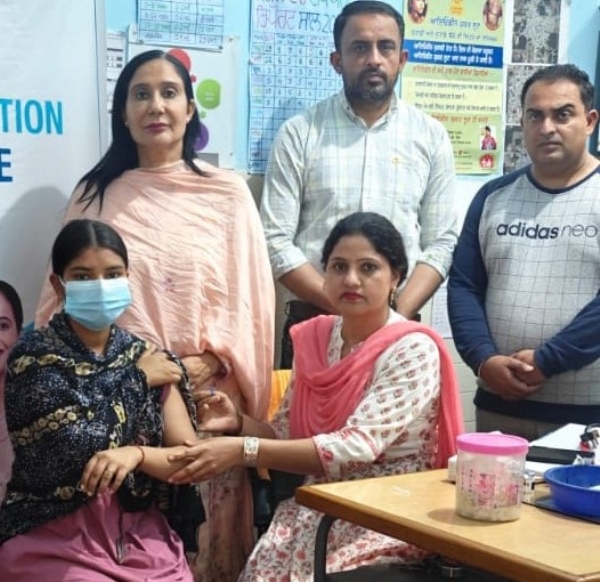 ਸੀਐਚਸੀ ਮਾਨੂੰਪੁਰ ਵਿਖੇ ਹਿਊਮਨ ਪੈਪੀਲੋਮਾ ਵਾਇਰਸ ਵੈਕਸੀਨ ਮੁਹਿੰਮ ਦੀ ਸ਼ੁਰੂਆਤ