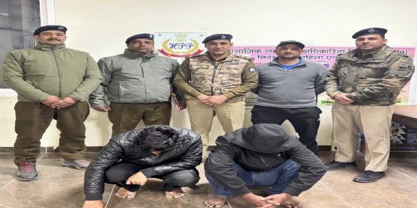 ਮਨਾਲੀ ਵਿੱਚ ਹੈਰੋਇਨ ਸਮੇਤ ਦੋ ਰਾਜਸਥਾਨੀ ਨੌਜਵਾਨ ਗ੍ਰਿਫ਼ਤਾਰ, ਹੋਟਲ ਦੇ ਕਮਰੇ ਵਿੱਚੋਂ 15.14 ਗ੍ਰਾਮ ਚਿੱਟਾ ਬਰਾਮਦ