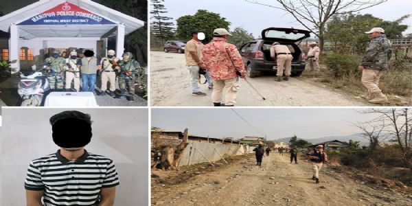 ਮਨੀਪੁਰ ਦੇ ਵੱਖ-ਵੱਖ ਇਲਾਕਿਆਂ ਤੋਂ ਦੋ ਅੱਤਵਾਦੀ ਗ੍ਰਿਫ਼ਤਾਰ