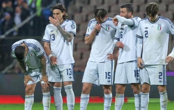 ਮੈਚ ਤੋਂ ਬਾਅਦ ਇਤਾਲਵੀ ਖਿਡਾਰੀ ਉਦਾਸ ਨਜ਼ਰ ਆਏ