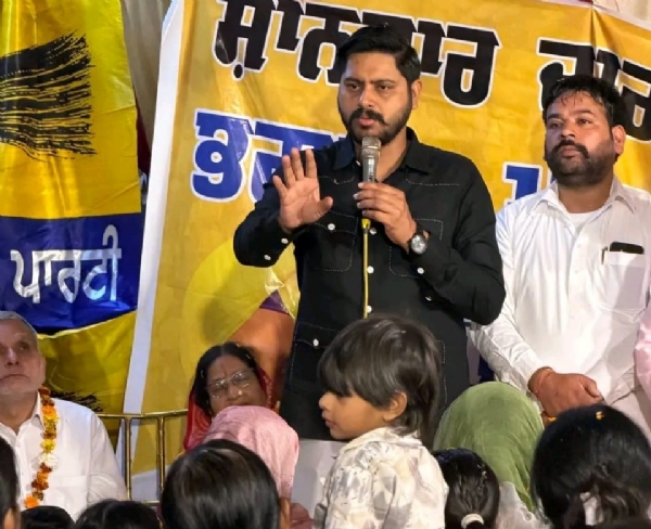 ਸੰਬੋਧਨ ਕਰਦੇ ਹੋਏ ਵਿਧਾਇਕ ਸ਼ੈਰੀ ਕਲਸੀ