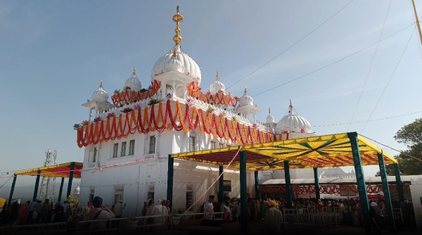 ਖ਼ਤ ਸ੍ਰੀ ਕੇਸਗੜ੍ਹ ਸਾਹਿਬ ਦਾ ਬਾਹਰੀ ਦਿ੍ਸ਼।