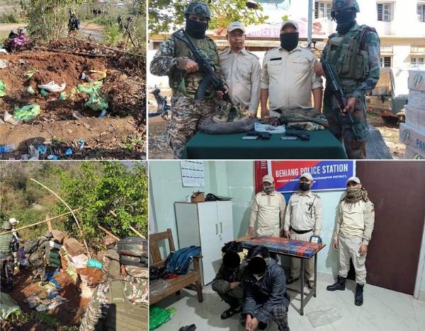 ਮਣੀਪੁਰ: ਵੱਖ-ਵੱਖ ਕਾਰਵਾਈਆਂ ਵਿੱਚ ਕਈ ਬੰਕਰ ਤਬਾਹ; ਹਥਿਆਰ ਅਤੇ ਨਸ਼ੀਲੇ ਪਦਾਰਥ ਬਰਾਮਦ; ਤਸਕਰਾਂ ਦੀਆਂ ਤਸਵੀਰਾਂ ਗ੍ਰਿਫ਼ਤਾਰ