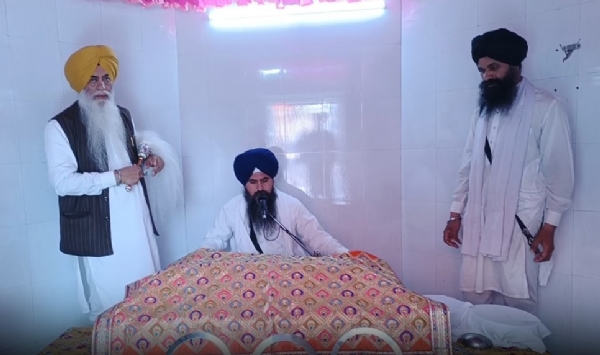ਅਖੰਡ ਪਾਠ ਸਾਹਿਬ ਦੀ ਆਰੰਭਤਾ।