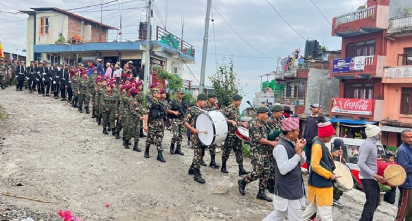 ਅੰਗਰੇਜ਼ਾਂ ਉੱਪਰ ਇਤਿਹਾਸਕ ਜਿੱਤ ਦੀ ਯਾਦ ’ਚ ਨੇਪਾਲੀ ਫੌਜ ਦੀ ਪੈਦਲ ਯਾਤਰਾ ਬੇਲਟਾਰੀ ਪਹੁੰਚੀ