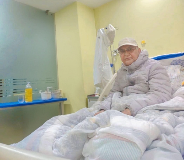 ਓਲੀ ਹਸਪਤਾਲ ਵਿੱਚ ਦਾਖਲ