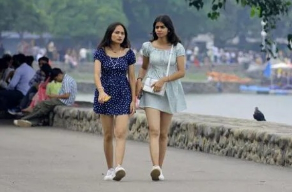 ਸੁਖਨਾ ਝੀਲ ਦਾ ਦਿ੍ਸ਼।