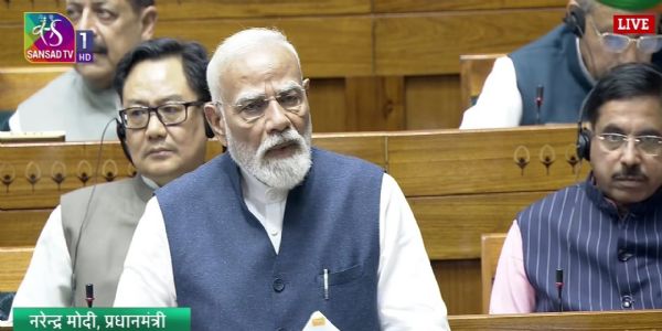 ਰਾਖਵੇਂਕਰਨ ਨੂੰ ਔਰਤਾਂ ਦਾ ਅਧਿਕਾਰ ਦੱਸਦਿਆਂ ਪ੍ਰਧਾਨ ਮੰਤਰੀ ਨੇ ਕਿਹਾ, ਇਸਨੂੰ ਲਟਕਾਉਣ ਦੇ ਪਾਪ ਤੋਂ ਮੁਕਤੀ ਪਾਉਣ ਦਾ ਮੌਕਾ