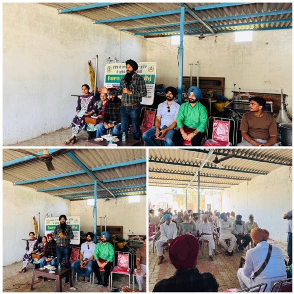 ਬਲਾਕ ਪੱਧਰੀ ਕੈਂਪ ਦੌਰਾਨ ਜਾਣਕਾਰੀ ਦਿੰਦੇ ਹੋਏ ਬਲਾਕ ਖੇਤੀਬਾੜੀ ਅਫਸਰ।