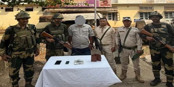 ਮਨੀਪੁਰ-ਮਿਆਂਮਾਰ ਸਰਹੱਦ ਨੇੜੇ ਕੇਵਾਈਕੇਐਲ ਅੱਤਵਾਦੀ ਗ੍ਰਿਫ਼ਤਾਰ, ਨਕਦੀ ਅਤੇ ਮੋਬਾਈਲ ਬਰਾਮਦ