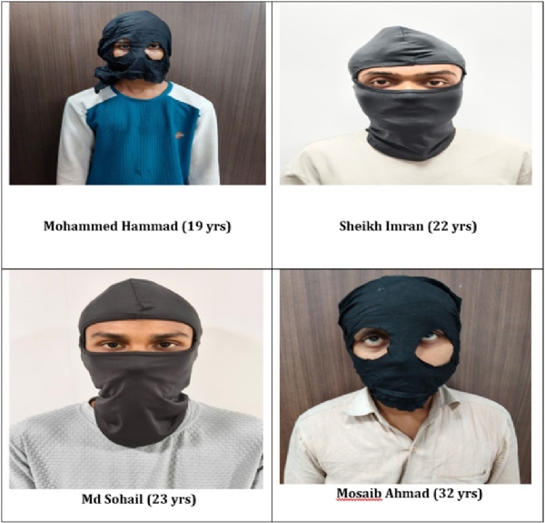 ਸਪੈਸ਼ਲ ਸੈੱਲ ਵੱਲੋਂ ਗ੍ਰਿਫ਼ਤਾਰ ਕੀਤੇ ਗਏ ਮੁਲਜ਼ਮਾਂ ਦੀਆਂ ਤਸਵੀਰਾਂ