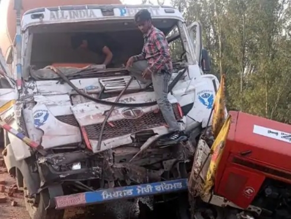 ਹਾਦਸੇ ਸਮੇਂ ਦੀ ਫੋਟੋ।