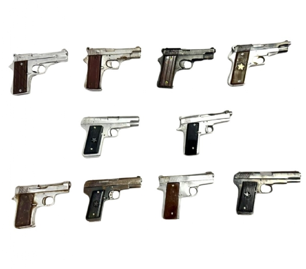 ਪਟਿਆਲਾ ਪੁਲਿਸ ਵੱਲੋਂ ਬਰਾਮਦ 10 ਐਡਵਾਂਸਡ ਸੈਲਫ-ਲੋਡਿੰਗ ਹਥਿਆਰ