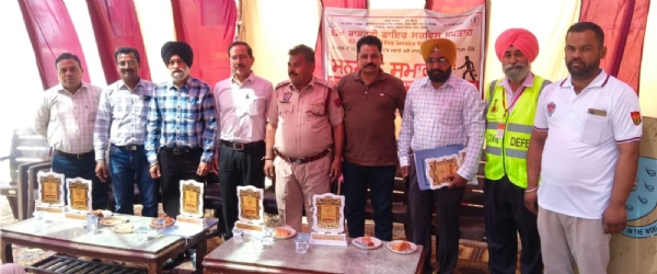 82ਵੇਂ ਰਾਸ਼ਟਰੀ ਅੱਗ ਬੁਝਾਊ ਸੇਵਾਵਾਂ ਹਫਤੇ ਦੀ ਸਮਾਪਤੀ ’ਤੇ ਆਯੋਜਿਤ ਸਨਮਾਨ ਸਮਾਰੋਹ ਦਾ ਦ੍ਰਿਸ਼।