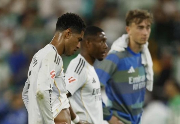 ਮੈਚ ਤੋਂ ਬਾਅਦ ਰੀਅਲ ਮੈਡ੍ਰਿਡ ਦੇ ਖਿਡਾਰੀ