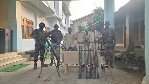 ਮਨੀਪੁਰ ਵਿੱਚ ਤਲਾਸ਼ੀ ਦੌਰਾਨ ਹਥਿਆਰਾਂ ਦਾ ਜ਼ਖੀਰਾ ਬਰਾਮਦ