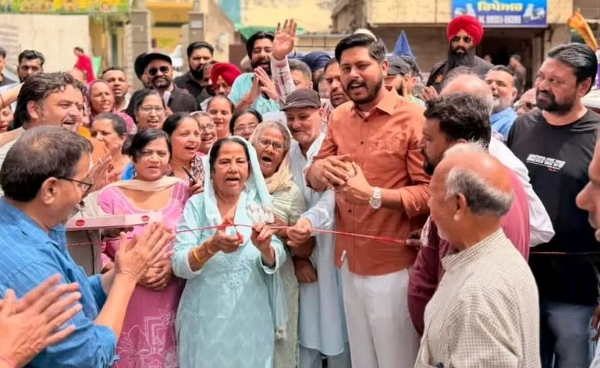 ਵਿਕਾਸ ਕਾਰਜਾਂ ਦੀ ਸ਼ੁਰੂਆਤ ਕਰਦੇ ਵਿਧਾਹਿਕ ਸ਼ੈਰੀ ਕਲਸੀ।