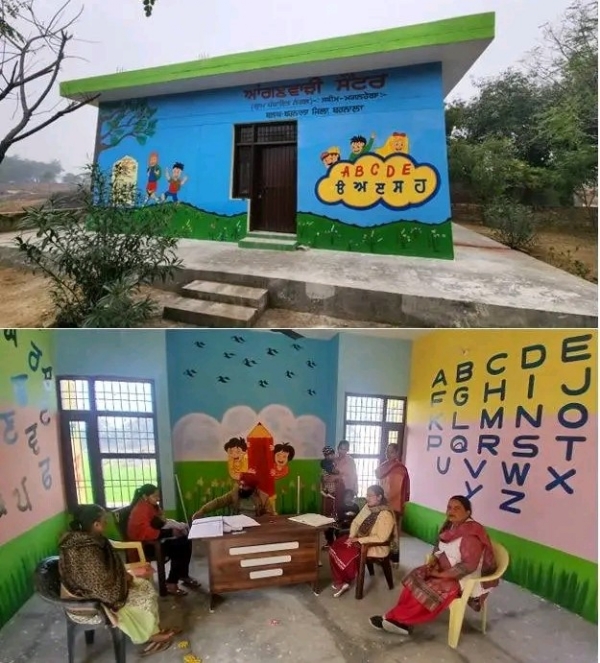 ਪਿੰਡਾਂ ਵਿੱਚ ਤਿਆਰ ਆਂਗਣਵਾੜੀ ਕੇਂਦਰਾਂ ਦੀਆਂ ਨਵੀਆਂ ਇਮਾਰਤਾਂ