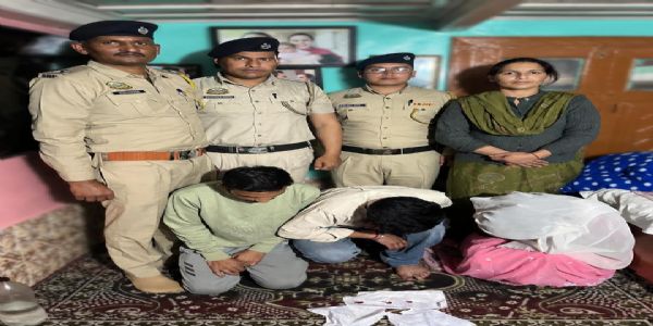 ਸ਼ਿਮਲਾ : ਘਰੋਂ ਚਿੱਟਾ ਬਰਾਮਦ, ਔਰਤ ਸਮੇਤ ਤਿੰਨ ਗ੍ਰਿਫ਼ਤਾਰ