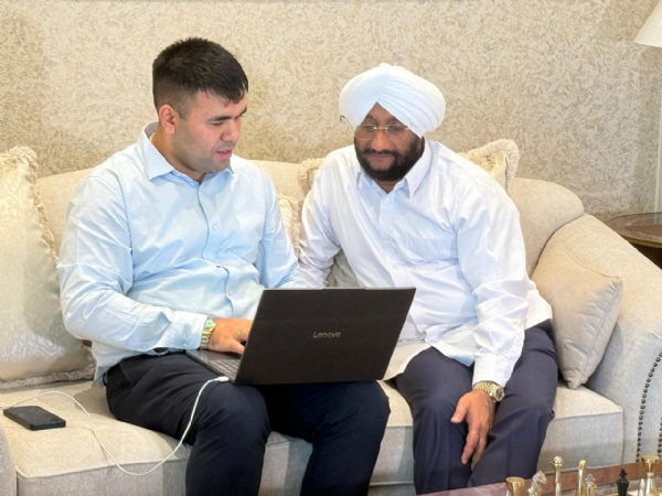 ਸਵੈ-ਗਣਨਾ ਕਰਦੇ ਹੋਏ ਵਿਧਾਇਕ ਕੁਲਵੰਤ ਸਿੰਘ।