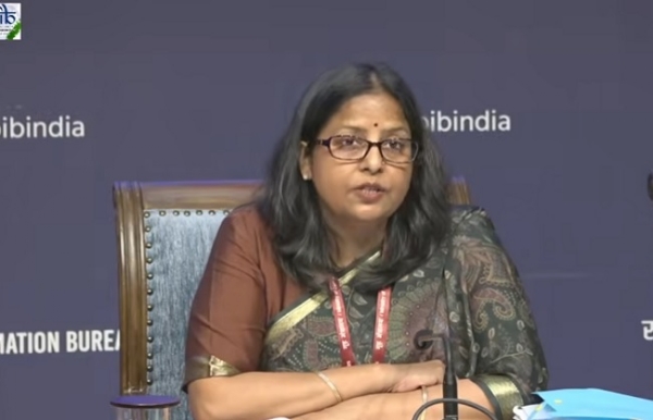 ਸੁਜਾਤਾ ਸ਼ਰਮਾ ਅੰਤਰ-ਮੰਤਰਾਲਾ ਪ੍ਰੈਸ ਕਾਨਫਰੰਸ ਨੂੰ ਸੰਬੋਧਨ ਕਰਦੇ ਹੋਏ