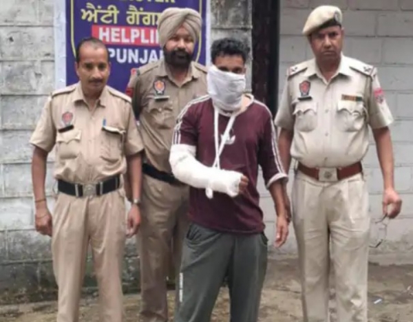 ਪੁਲਿਸ ਹਿਰਾਸਤ ‘ਚ ਮੁਲਜ਼ਮ।