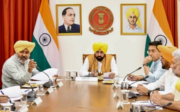 ਪੰਜਾਬ ਕੈਬਨਿਟ ਮੀਟਿੰਗ ਦੀ ਫੋਟੋ। ਪੰਜਾਬ ਕੈਬਨਿਟ ਮੀਟਿੰਗ ਦੀ ਫੋਟੋ।