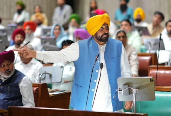 ਸੰਬੋਧਨ ਕਰਦੇ ਹੋਏ ਮੁੱਖ ਮੰਤਰੀ ਭਗਵੰਤ ਮਾਨ