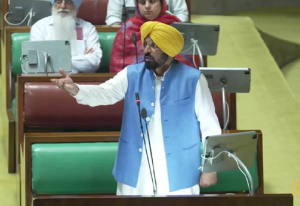 ਸਦਨ ਦੀ ਕਾਰਵਾਈ ਦੌਰਾਨ ਮੁੱਖ ਮੰਤਰੀ ਭਗਵੰਤ ਮਾਨ