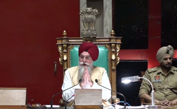 ਵਿਧਾਨ ਸਭਾ ਦੀ ਕਾਰਵਾਈ ਦੌਰਾਨ ਸਪੀਕਰ ਕੁਲਤਾਰ ਸਿੰਘ ਸੰਧਵਾਂ