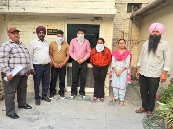 S.D.O Jaskanwerpreet Singh, S.D.O. Shruti Sharma, and Clerk Ashu in VB custody. S.D.O Jaskanwerpreet Singh, S.D.O. Shruti Sharma, and Clerk Ashu in VB custody.