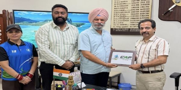 ਸਾਈਕਲਿੰਗ ਐਸੋਸੀਏਸ਼ਨ ਆਫ਼ ਪੰਜਾਬ ਵੱਲੋਂ ਐਨ.ਆਈ.ਐੱਸ. ਅਗਜੈਕਟਿਵ ਡਾਇਰੈਕਟਰ ਨਾਲ ਮਹੱਤਵਪੂਰਨ ਮੀਟਿੰਗ