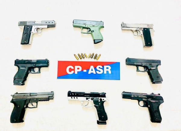 recovered eight sophisticated pistols along with live cartridges recovered eight sophisticated pistols along with live cartridges
