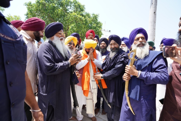 ਮੁੱਖ ਮੰਤਰੀ ਭਗਵੰਤ ਮਾਨ ਯਾਤਰਾ ਦੌਰਾਨ।