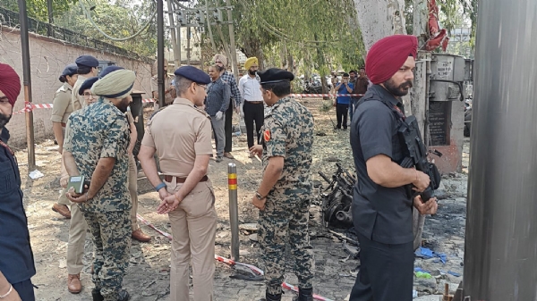 ਡੀਜੀਪੀ ਨੇ ਧਮਾਕੇ ਵਾਲੀ ਥਾਂ ਦਾ ਦੌਰਾ ਕੀਤਾ