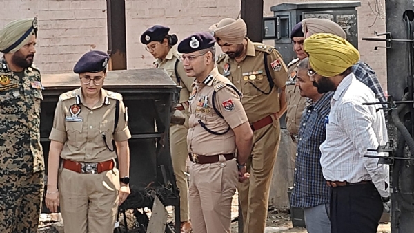 ਡੀਜੀਪੀ ਨੇ ਧਮਾਕੇ ਵਾਲੀ ਥਾਂ ਦਾ ਦੌਰਾ ਕੀਤਾ